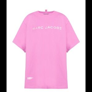 Marc Jacobs Pink Crew Neck Oversized T-Shirt